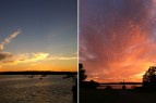 Instagram Chebeague Sunset